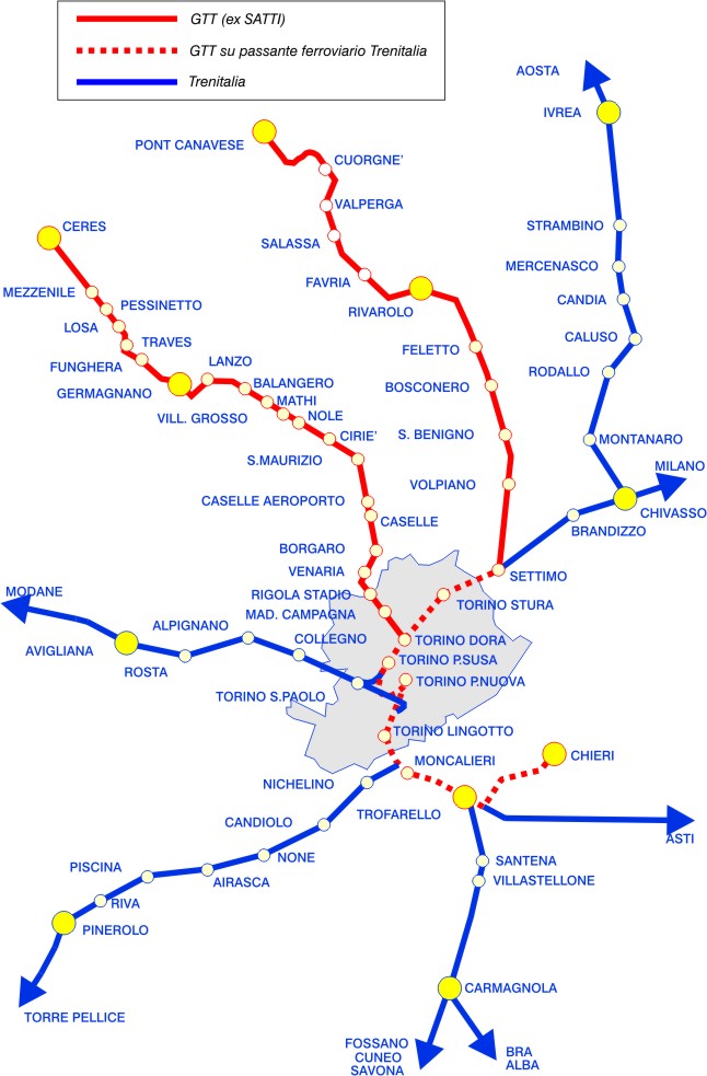 Treni, arrivano le ferrovie metropolitane torinesi