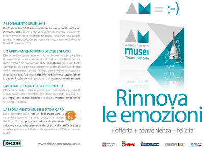Torino abbonamento musei 2013 