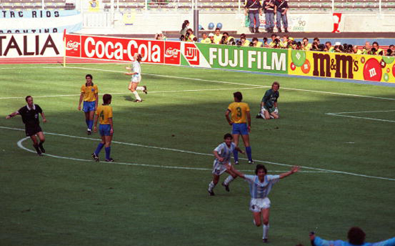 Gol di Caniggia in Argentina 1 Brasile 0 mondiali '90