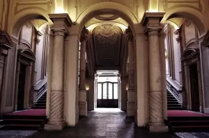 Atrio d'ingresso di Palazzo Falletti Barolo