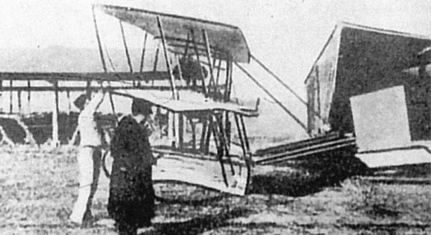 13 gennaio 1909, in Piazza D’Armi decollava il primo aereo italiano