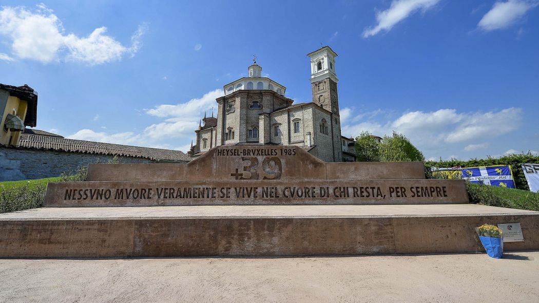 Torino Cherasco, inaugurato il primo monumento in memoria delle vittime dell'Heysel