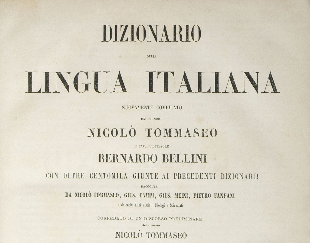 dizionario della lingua italiana