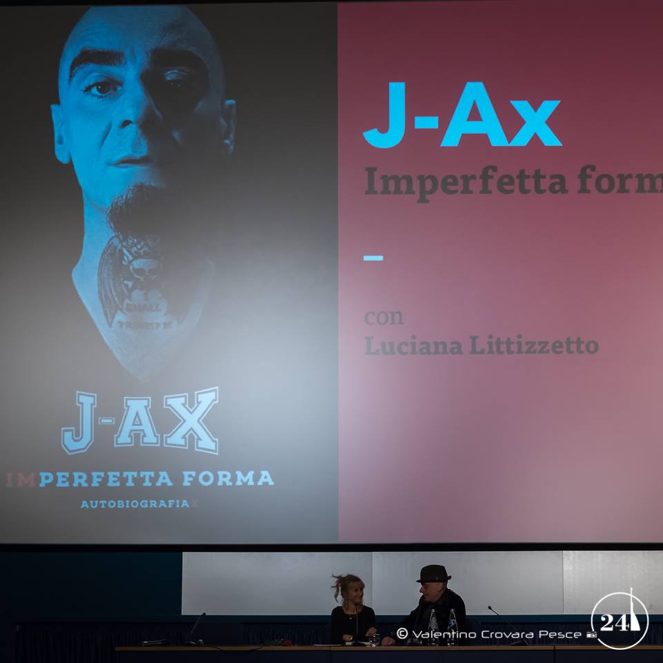 J-Ax e Letizzetto ieri al cinema Massimo