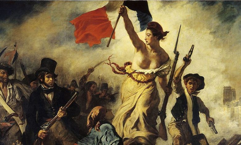 Quadro sulla rivoluzione francese di De La Croix