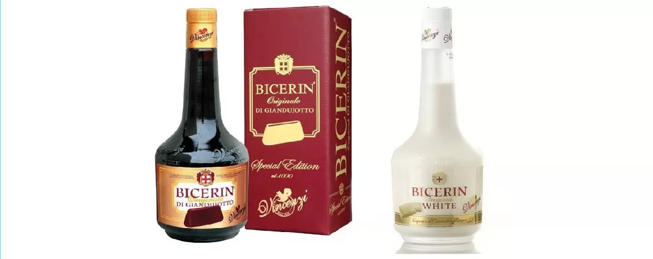 bicerin gianduiotto e white distillerie vincenzi