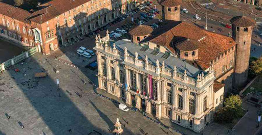 Palazzo Madama di Torino visto dall'al