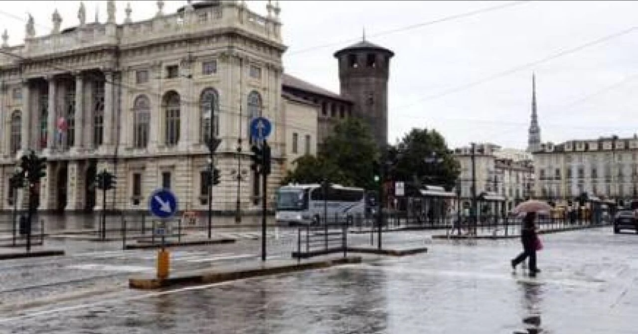 Meteo, a Torino una settimana di maltempo: pioggia fino al week end