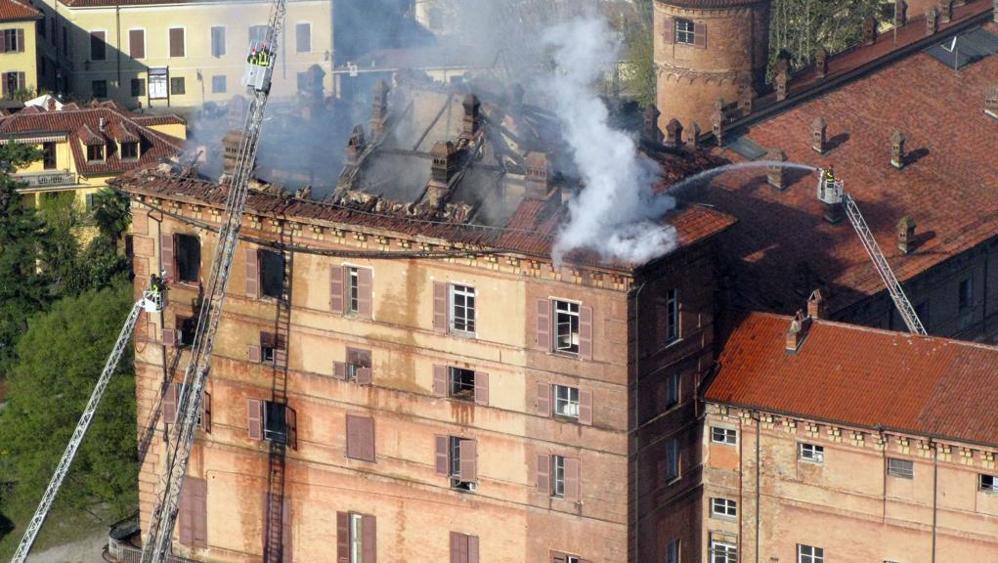 5 aprile 2008: l’incendio al Castello di Moncalieri, residenza reale sabauda