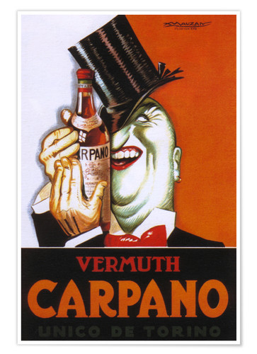 Locandina Vermouth Carpano