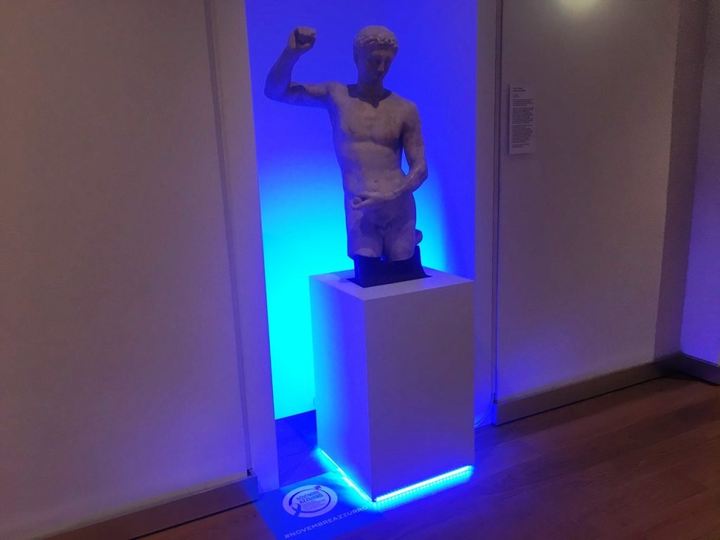 I Musei Reali di Torino si illuminano d’azzurro contro il tumore alla prostata