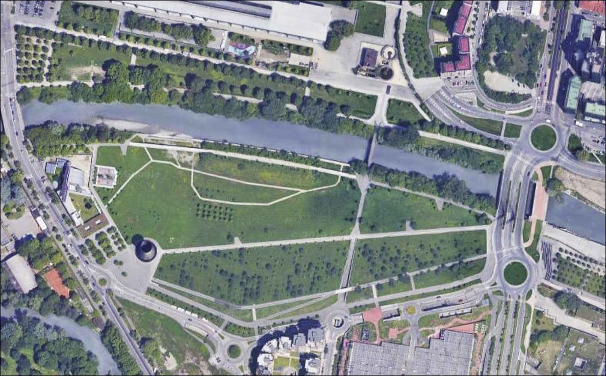 Parco Dora visto dal satellite