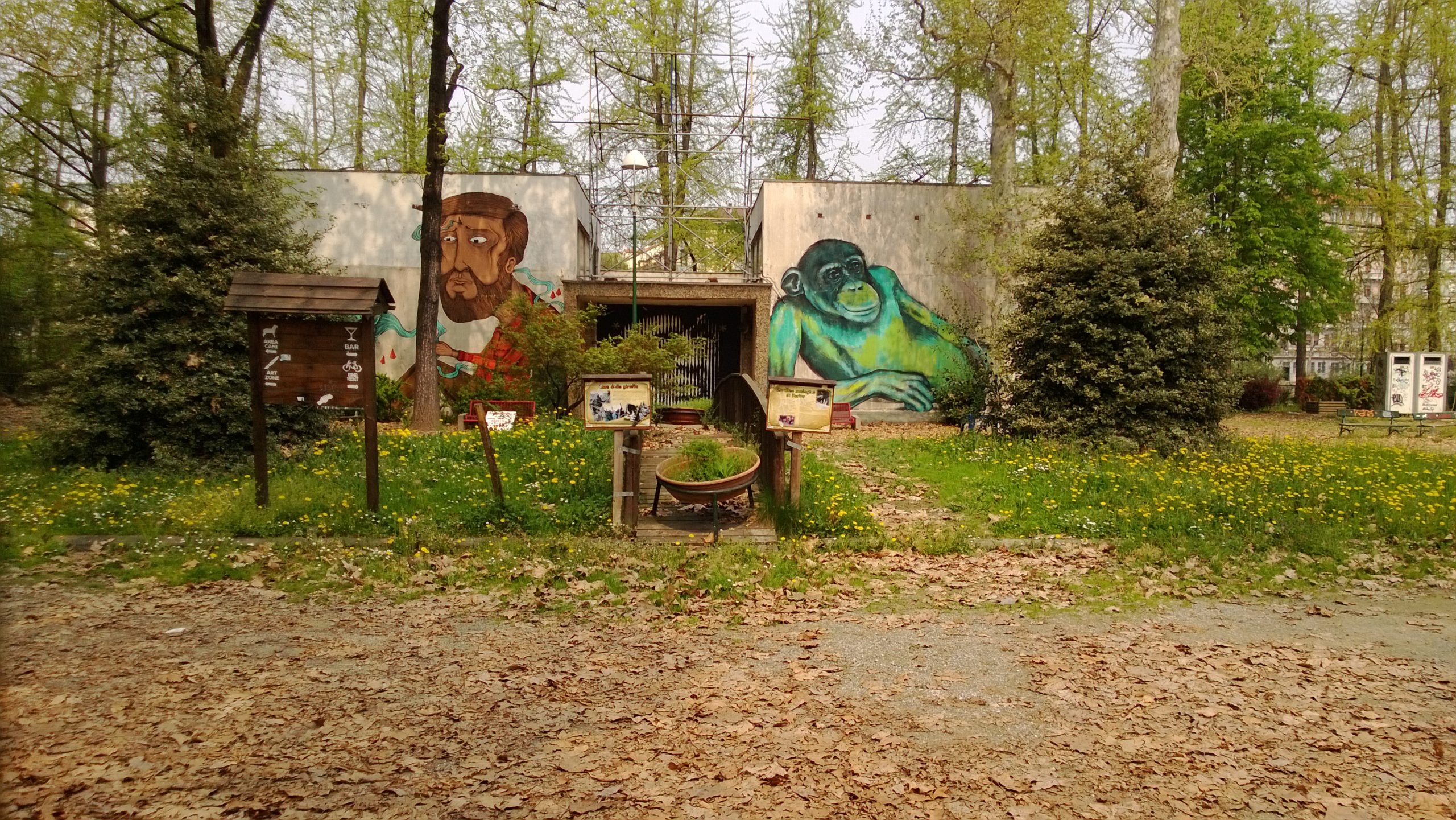 parco Michelotti Torino murales