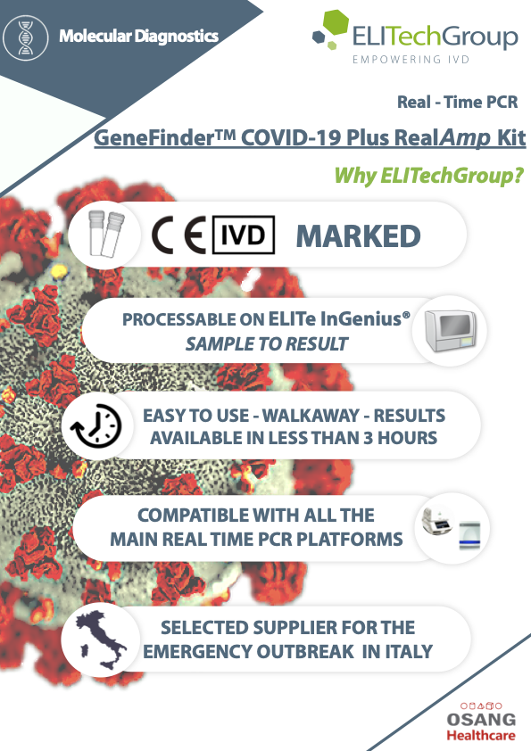Gene Finder Covid 19 Test diagnostico Coronavirus