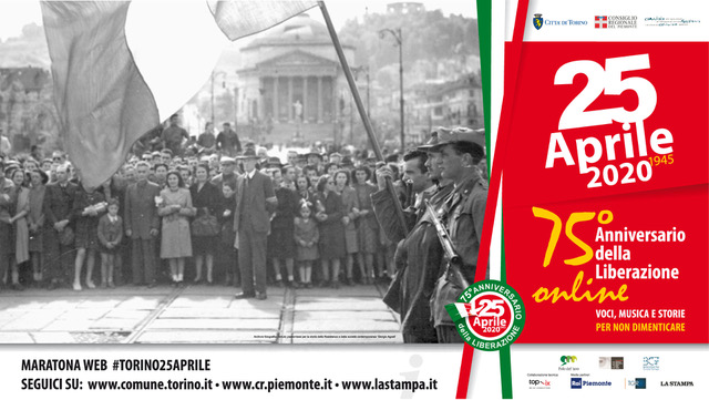 Locandina Festa della liberazione Torino 2020