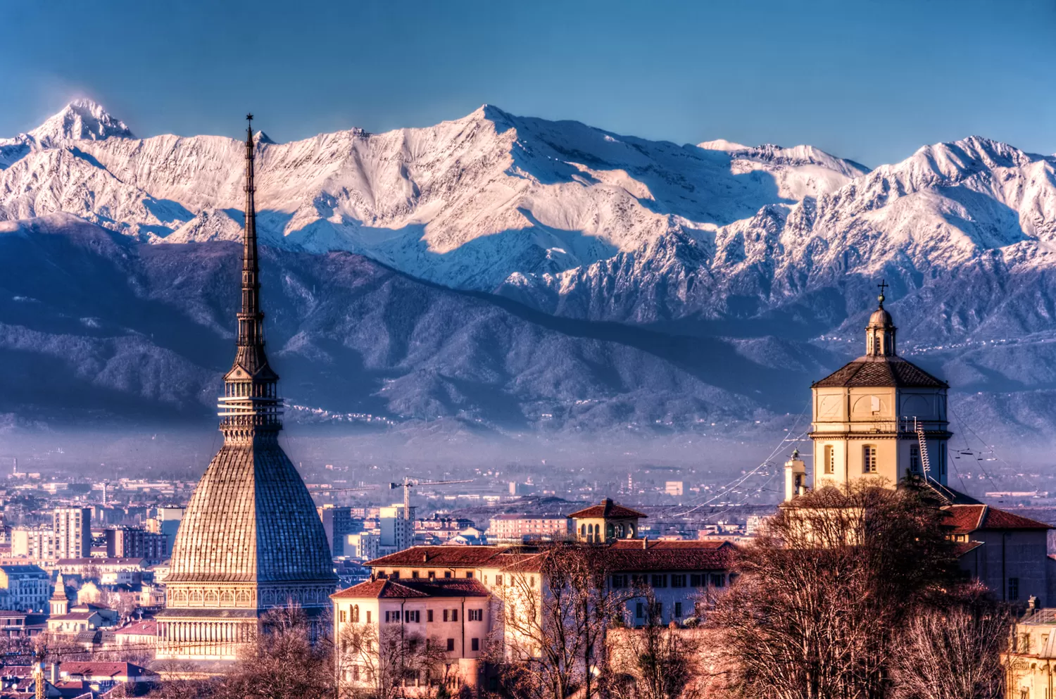 Torino con le Alpi