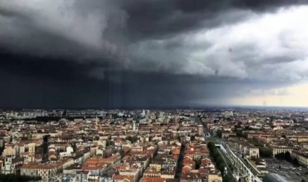 cielo grigio sopra Torino