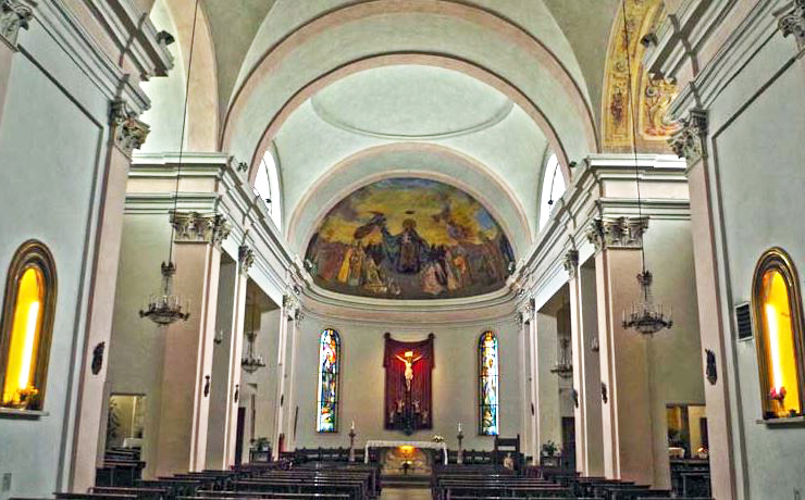 Interno Chiesa Santi Bernardo e Brigida Torino