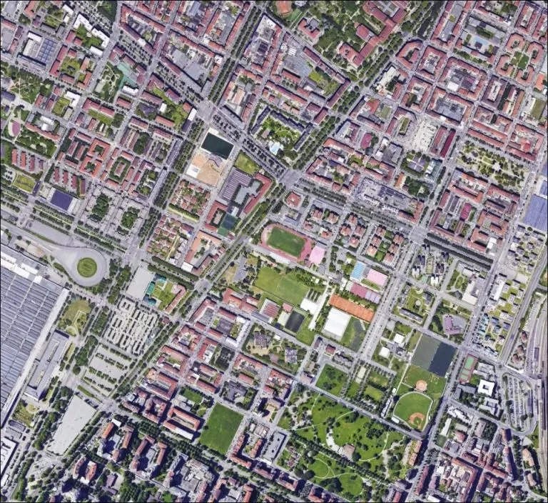 Corso Unione Sovietica di Torino vista dall'alto