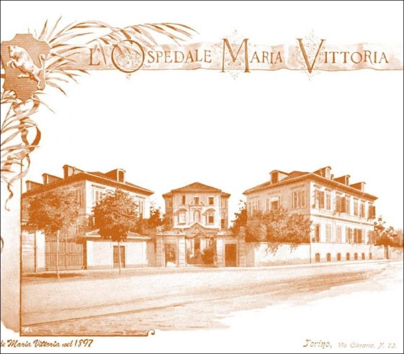 Cartolina ospedale Maria Vittoria Torino