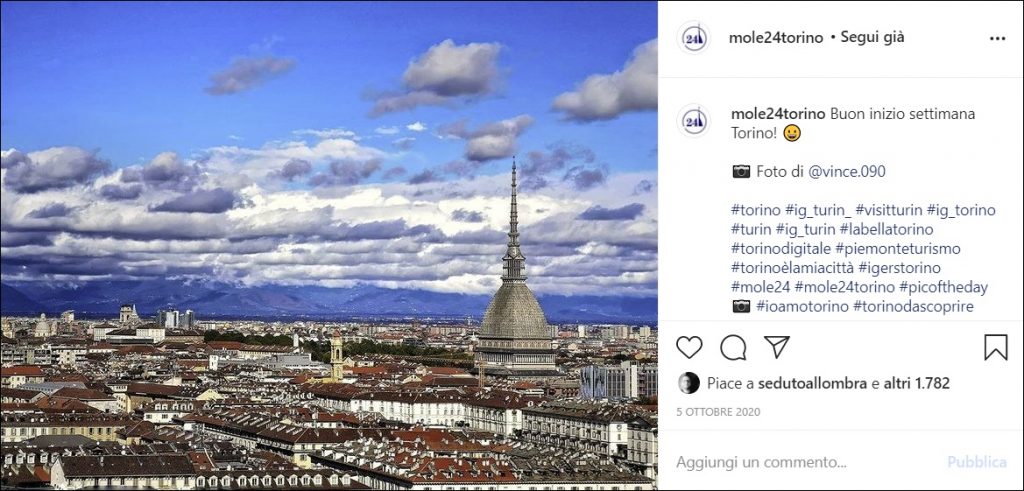 Torino skyline instagram Torino
