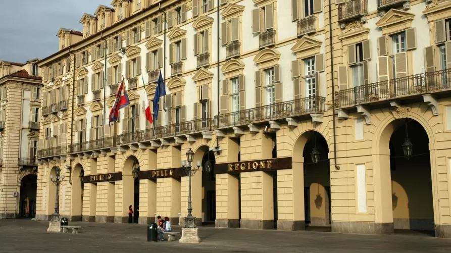 Palazzo Regione Piemonte in piazza Castello Torino