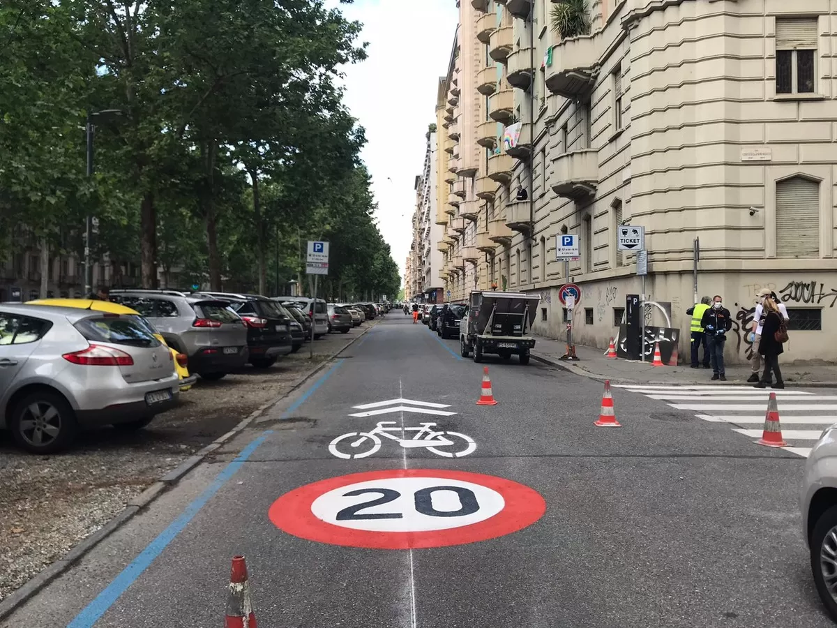 Nuovo limite di velocità per i controviali di Torino