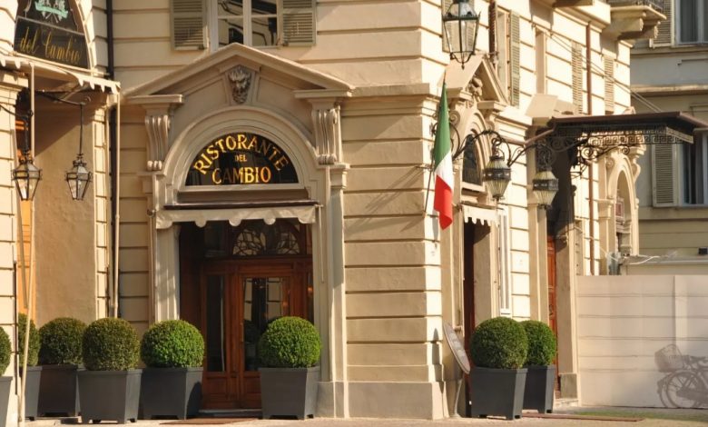 entrata ristorante Cambio Torino