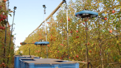 Photo of I droni nel futuro dell’agricoltura in Piemonte: i robot raccolgono le mele