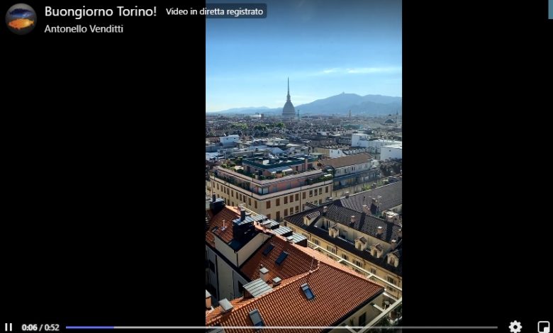 video con Torino e la Mole Anonelliana
