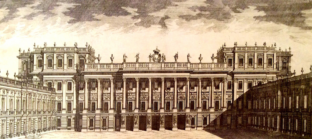 Disegno Palazzo Reale di Torino nel 1800