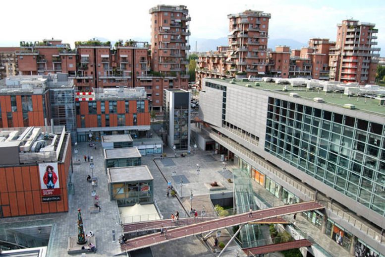 Centro commerciale Parco Dora di Torino visto dall'alto