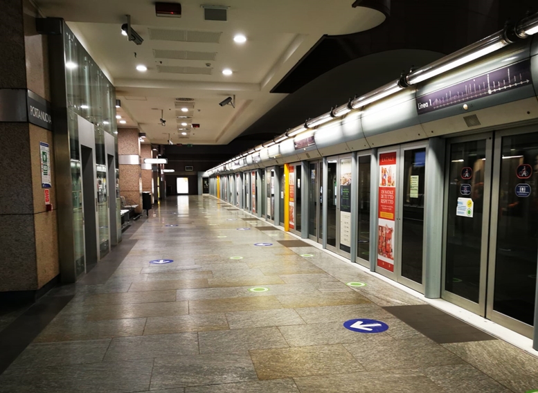 Pensilina della metropolitana di Torino