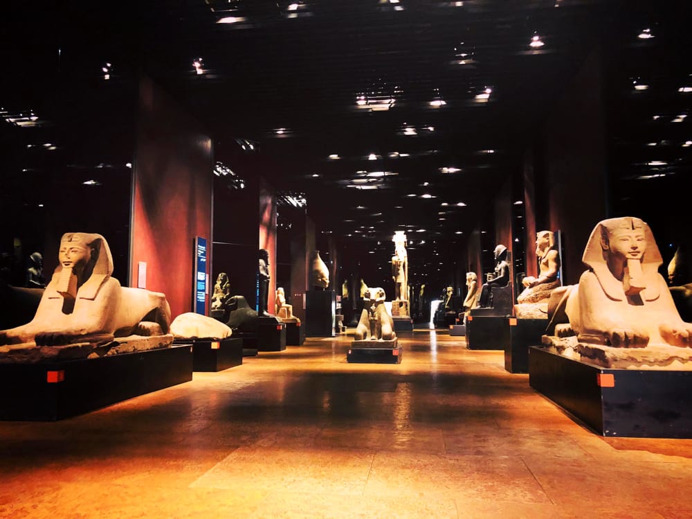 Sala interna Museo Egizio di Torino