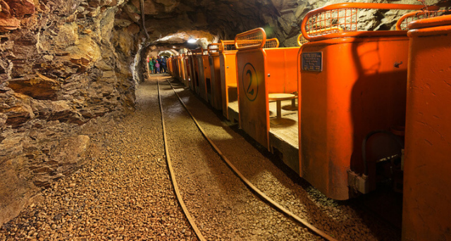 Trenino per visitare la miniera dell’Ecomuseo delle Miniere