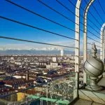 Ascensore Mole Antonelliana: la vista panoramica su Torino