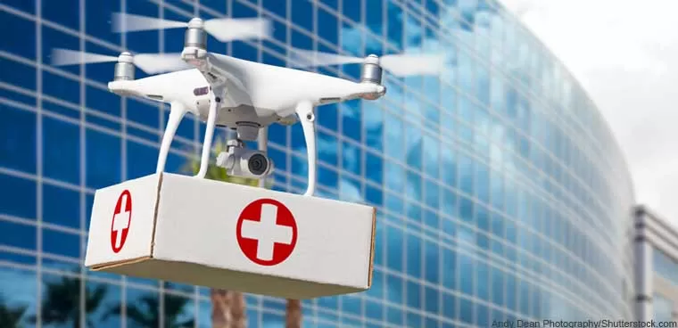 Sanità, a Torino il primo drone ambulanza europeo: trasporterà reni
