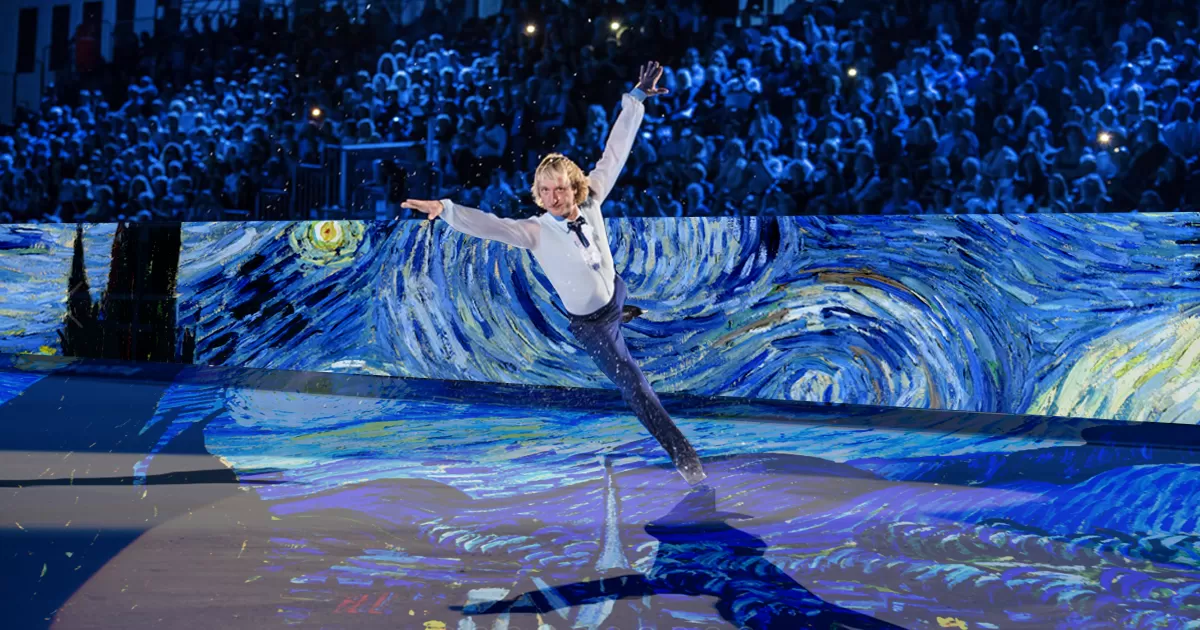 Evgeni Plushenko danza sul ghiaccio