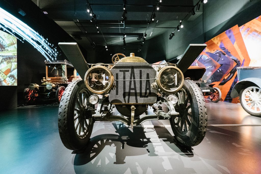 Modello vettura Itala al Museo dell'automobile di Torino