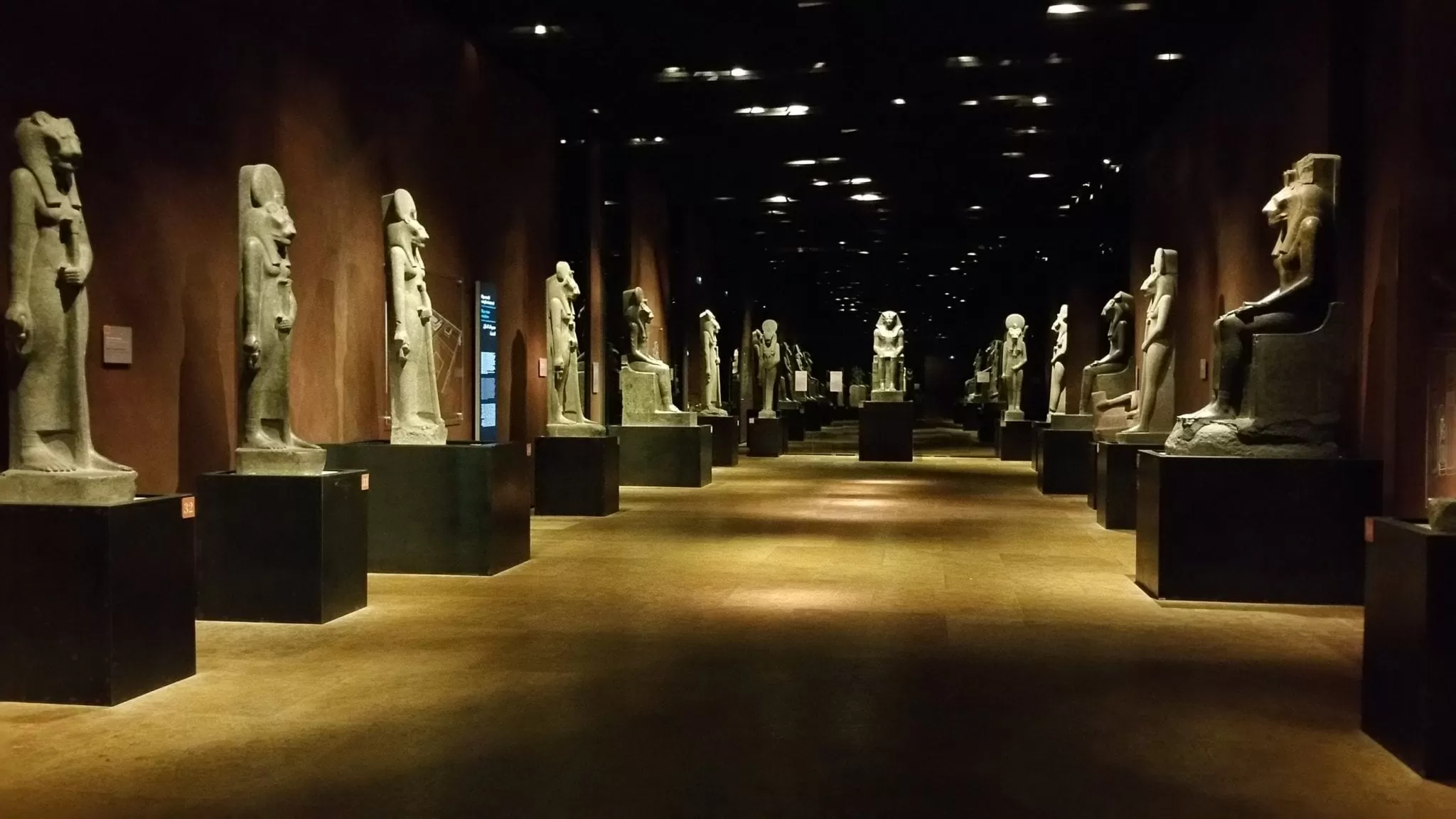 Sala interna del Museo Egizio