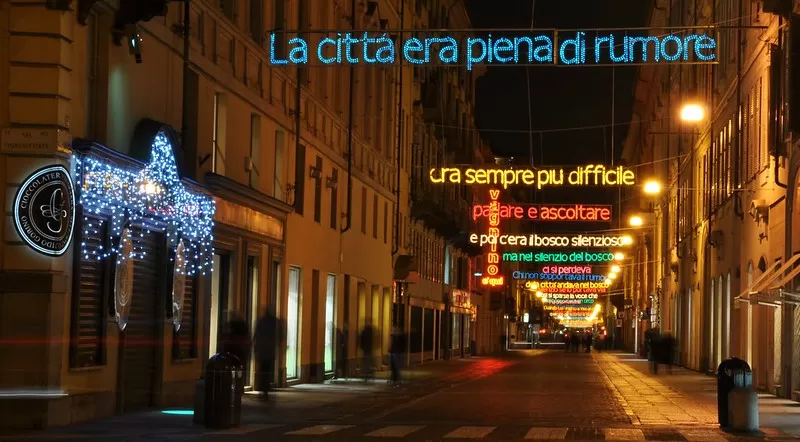 luci d'artista a Torino