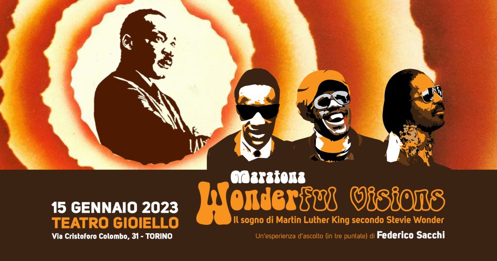tra gli eventi del weekend a torino: Maratona Wonderful Visions - Federico Sacchi Musicteller al Teatro Gioiello