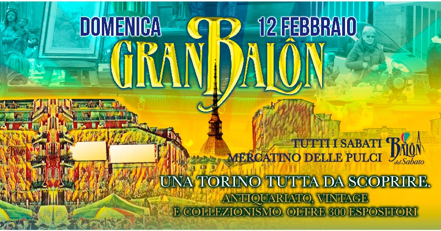 Tra gli eventi del weekend a Torino: Il Gran Balon di Febbraio