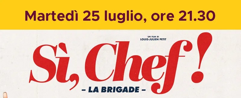 Portofranco SummerNight 2023 - Proiezione di "Sì Chef! La brigade"