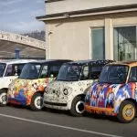 Torino: cinque Fiat Topolino per i 100 anni di Disney e del Lingotto