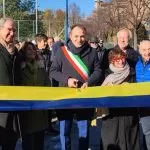 Torino: Jury Chechi presente all’inaugurazione del giardino di via Mascagni