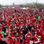 Oltre 50mila i Babbi Natale arrivati al Raduno davanti al Regina Margherita di Torino