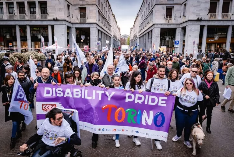 corteo al Disability pride Torino