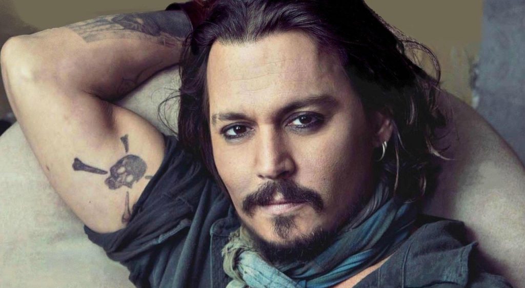 primo piano di Johnny Depp