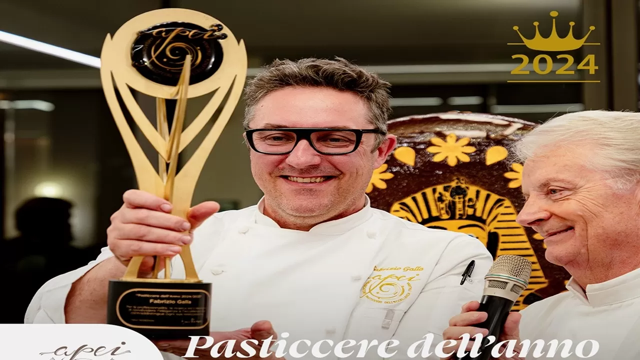 Fabrizio Galla pasticcere anno 2024 premiato a Torino